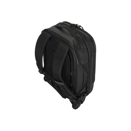 Targus - 15.6” EcoSmart Mobile Tech Traveler Rolling Backpack - Black