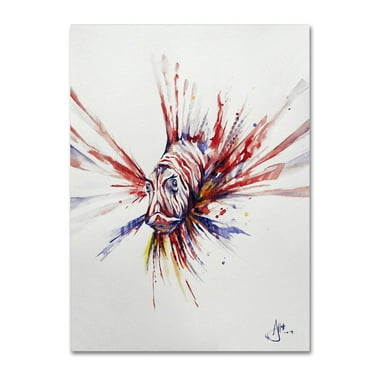 Trademark Fine Art 'Pterois' Canvas Art by Marc Allante