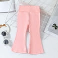 thumbnail image 5 of RMGVDSD 3 Pack Baby Girl Pants Baby Girls High Waist Flare Pants Pull On Bottoms Leggings Toddler Casual Trousers For Infant And Kids Everyday Wear 9-12 Months, 5 of 9