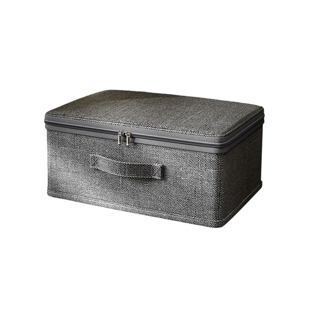 Photo Storage Box,Thickened Large Capacity Quilt Storage Bag - Self Contained Wardrobe Moving Packaging Organizer