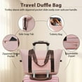 thumbnail image 6 of Hard Shell Luggage Luggage Sets 3 Piece Carry on Luggage 22x14x9 Airline Approved, Lightweight Hardshell ABS Suitcases with Wheels, 20 inch, Pink,Carry On Hard Shell Luggage, 6 of 24
