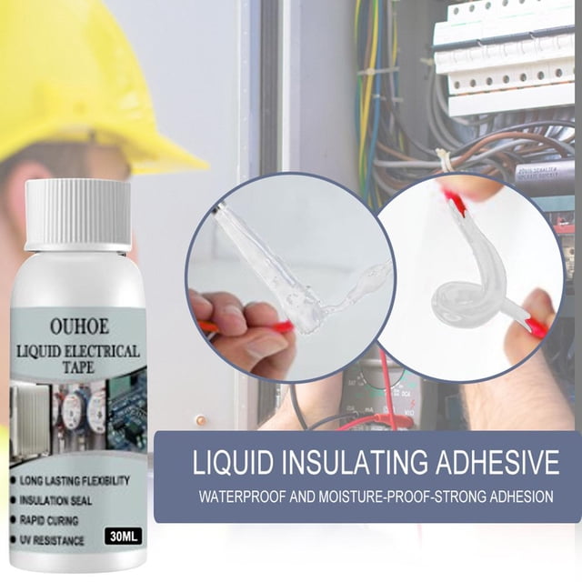 Pegamento aislante de aislamiento líquido resistente a los rayos UV (blanco 30 ml)