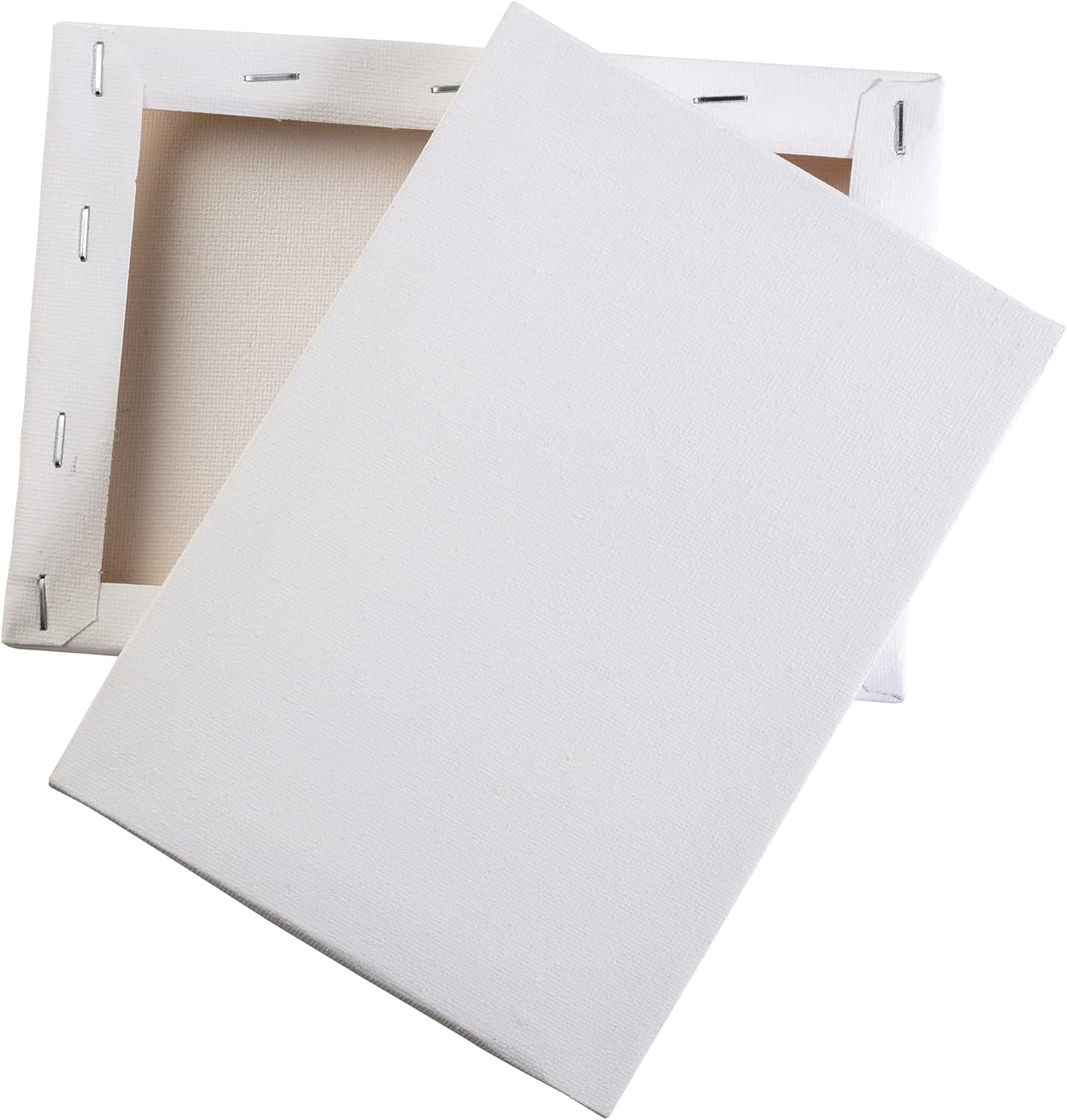 (2 pack) iDIY 5x7 Stretched Canvas Boards (Set of 12) – 100% Cotton Pre-Primed Painting Canvases for Acrylic & Oil Paint - Professional Grade Acid-Free Art Panels for Artists, Kids, Classroom & DIY Crafts