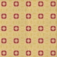 thumbnail image 1 of Ahgly Company Machine Washable Indoor Square Transitional Pumpkin Orange Area Rugs, 7' Square, 1 of 7
