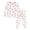 White, variant on CAICJ98 Girls Pajamas Soft Cotton Pjs Set Toddler Kids 2 Piece Long Sleeve Sleepwear,Size 6-7 Years