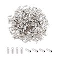 thumbnail image 1 of 200pcs Rack Plating Brass Cord Ends Cadmium Free & Lead Free Column Platinum 9x3mm Hole: 1.6mm Inner Diameter: 2mm, 1 of 6