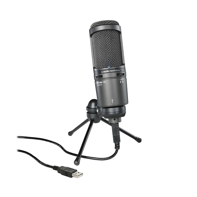 Micrófono USB de Condensador cardioide AUDIO TECHNICA AT2020USB+