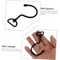 thumbnail image 3 of Perchas para colgar bolsos NQ ganchos de techo negros 20 piezas, 3 of 5