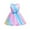 Pink, variant on Girls Dress Baby Girls Clothes Toddler Kids Sleeveless Mermaid Bow Skirt Dress Princess Dress Pink