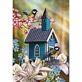 thumbnail image 3 of Briarwood Lane Peaceful Birdhouse Garden Flag, 3 of 4