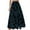 Navy, variant on Njagoc3 Womens High-Waisted Blue Leaf Print Flared Maxi Skirt with Bold Patterns for Summer Garden Parties & Vacation Looks