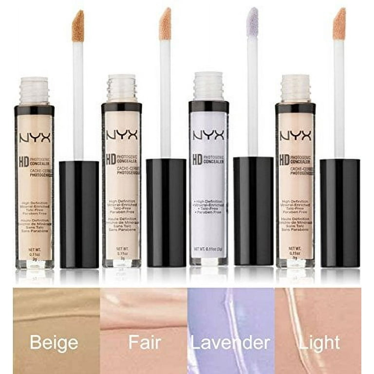  NYX PROFESSIONAL MAKEUP HD Studio Photogenic Concealer Wand,  Medium Coverage - Nude Beige : Beauty & Personal Care