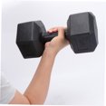 thumbnail image 4 of WEUVEB 1 Set of Hexagonal Dumbbell Rubberized for Muscle Training Gym Equipment for Home, 4 of 8