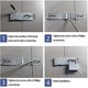 thumbnail image 5 of Pestillo de seguridad para puerta de acero inoxidable de 5 pulgadas, con cierre de seguridad, extra grueso, con tornillos, acabado cepillado, paquete de 2 (5 pulgadas), 5 of 5
