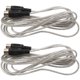 thumbnail image 1 of Cable de extensión para instrumento musical (2 unidades, 9,8 pies, conector MIDI macho a DIN macho de 5 pines), 1 of 8