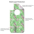 thumbnail image 4 of DistinctInk Custom SKIN / DECAL compatible with OtterBox Commuter for iPhone XS MAX (6.5" Screen) - Preppy Pattern - Pink & Green Flowers Floral, 4 of 5