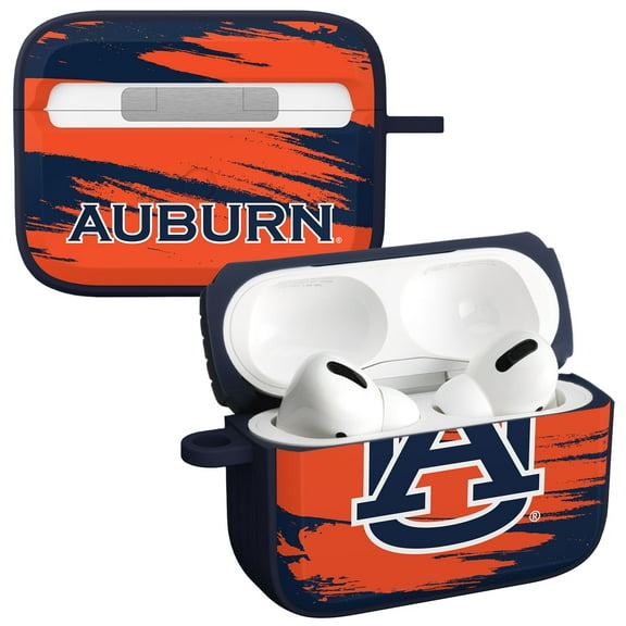 Auburn Tigers Paint Stripe HDX Case Cover Compatible with Apple AirPods Pro 1 & 2 by Affinity Bands