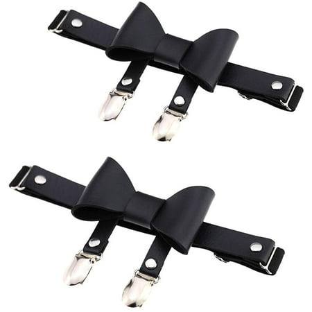 Adjustable Elastice 2 Rows Leather Leg Harness Garter Belt Punk Gothic Thigh Ring Garter