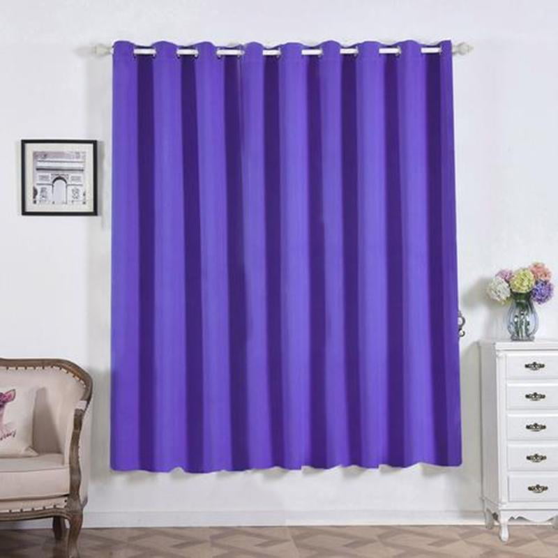 Purple Blackout Curtains | 2 Packs | 52 x 84 Inch Grommet Curtains