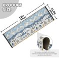 thumbnail image 5 of Yayeee Runner Rug for Bedroom 2'x6' Machine Washable Hallway Non Slip Mat, Winter Village Serenity, 5 of 8