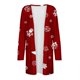 thumbnail image 4 of Puntoco Blusa Tipo Cárdigan Informal De Manga Larga Con Bolsillos Y Estampado Para Mujer A La Moda, 4 of 5