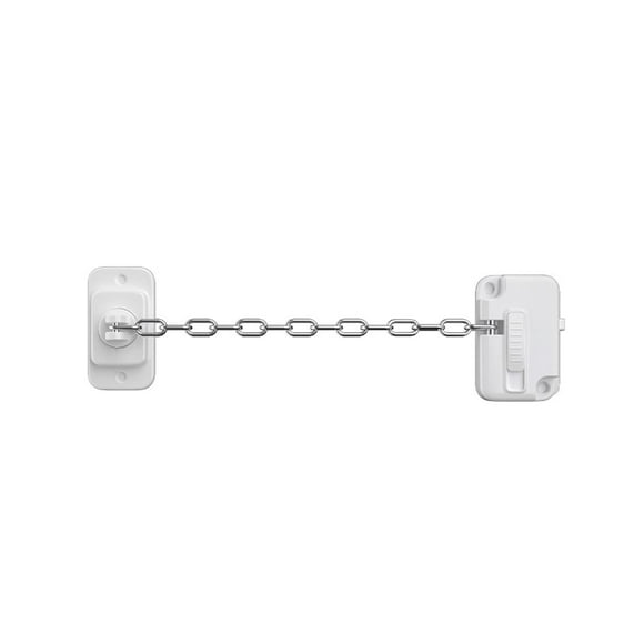 Window Chain Lock Adjustable Security Chain Lock for Fridge Kitchen Cabinets