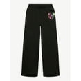thumbnail image 4 of Justice Girls Fleece Wide Leg Pants, Sizes XS - XLP, 4 of 5
