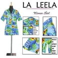 thumbnail image 3 of HAPPY BAY Button Down Shirt for Women Holidays Summer Hawaiian Short Sleeve Blouses Shirt Tops Tropical Vacation Beach Party Boho Shirt for Women XXL Ocean Chart, Blue, 3 of 5