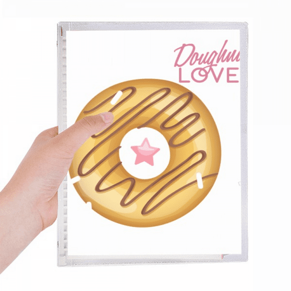 lover western dessert food notebook loose diary refillable journal statiry