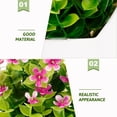 thumbnail image 3 of CIMAXIC 4Ud Plantas Ornamentales Artificiales En Maceta Con Para, 3 of 6