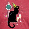 thumbnail image 3 of CafePress - Chat Noir New Years Party Countdown Light T Shirt - Mens Tri-blend T-Shirt, 3 of 4