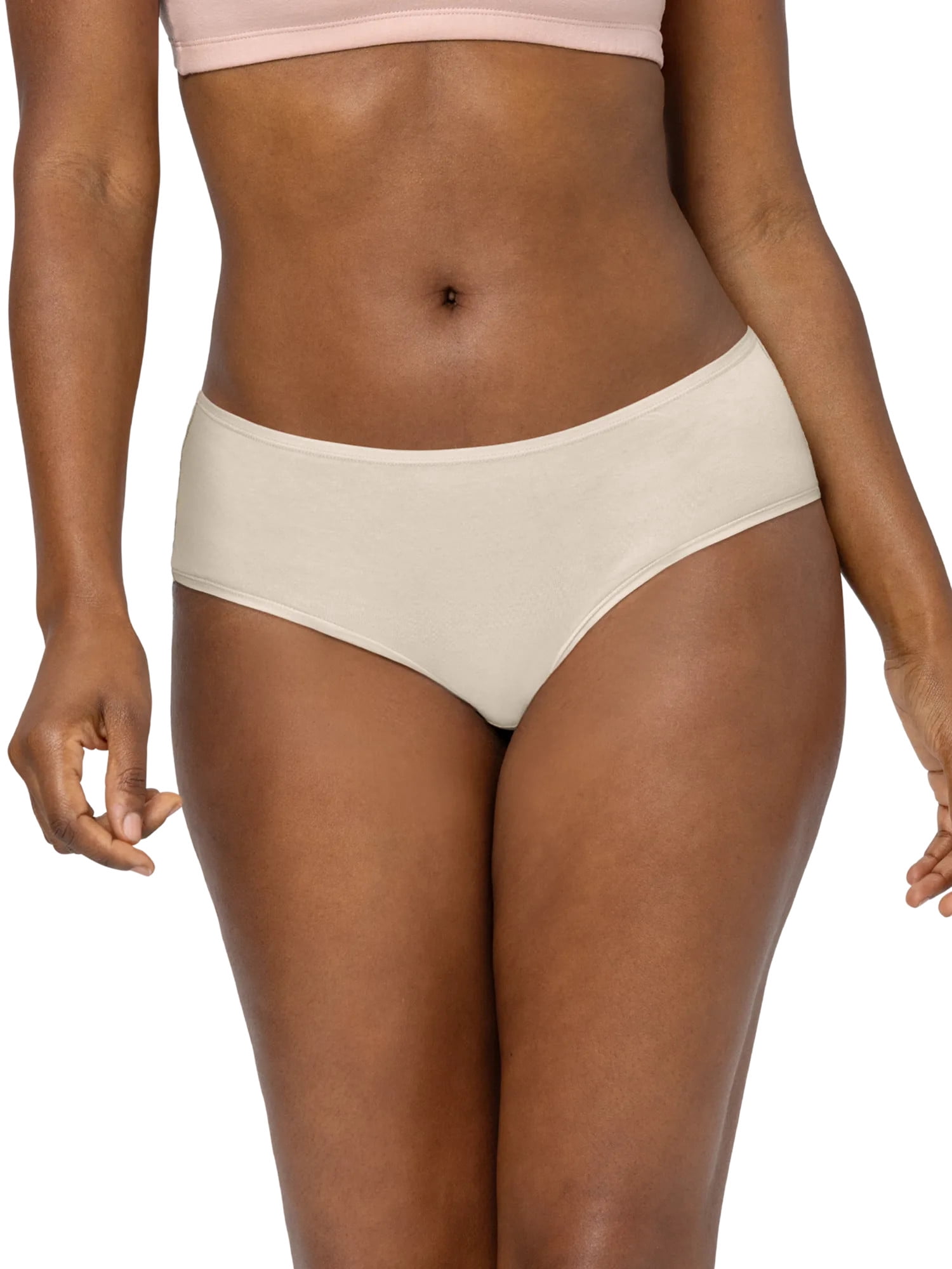 Fruit of the Loom Women's Underwear, Cotton Stretch Panties 6-Pack, Sizes S-3XL