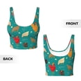 thumbnail image 5 of Lsque Hens And Rooster Printed Women'S Sports Bra, Compression, Moisture Wicking, High-Impact Sports Bra For Women,Supportive sports bra-XX-Large, 5 of 9