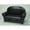 Black, variant on Gift Mark Child's Upholstered Chaise Lounge w/ Drawer-Color:Pink