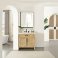 thumbnail image 3 of Altair-13 36" Single Bathroom Vanity in with Grain White Engineered Stone Countertop, 3 of 13