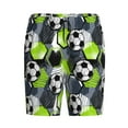 thumbnail image 4 of Naloa Football Men's Short Pajama Pants, Lounge Comfort Shorts with Elasticized Waistband and Side Pockets - Large, 4 of 9