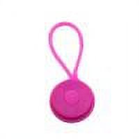 Luz LED intermitente de silicona para mochila, luces de advertencia de seguridad nocturna (rosa)