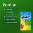 thumbnail image 3 of Durex Tropical Flavors Flavored Premium Condoms, 12 ct (Pack of 3), 3 of 5
