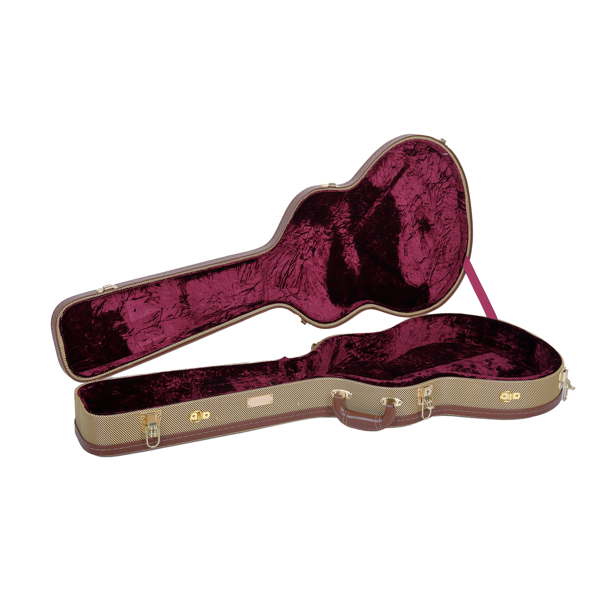 Crossrock 6 Strings Semi-Hollow & Hollowbody 335 Style Electric Guitar Case