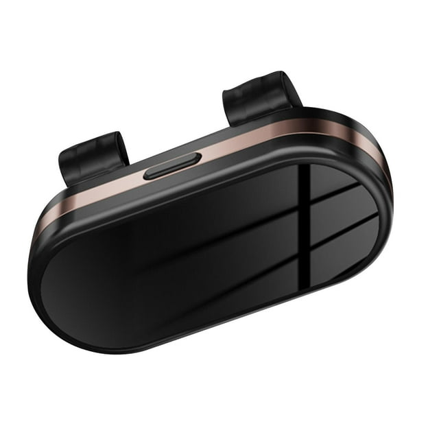 Soporte para gafas de sol para visera de coche, clip universal resistente para gafas de sol, gafas de coche Oro rosa negro