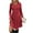 a1000_Red, variant on Long Sleeve Mini Dresses for Women Tunic Cotton and Linen Dresses Black V-Neck,Holiday Summer Party Mujer Juniors Dress Solid Color