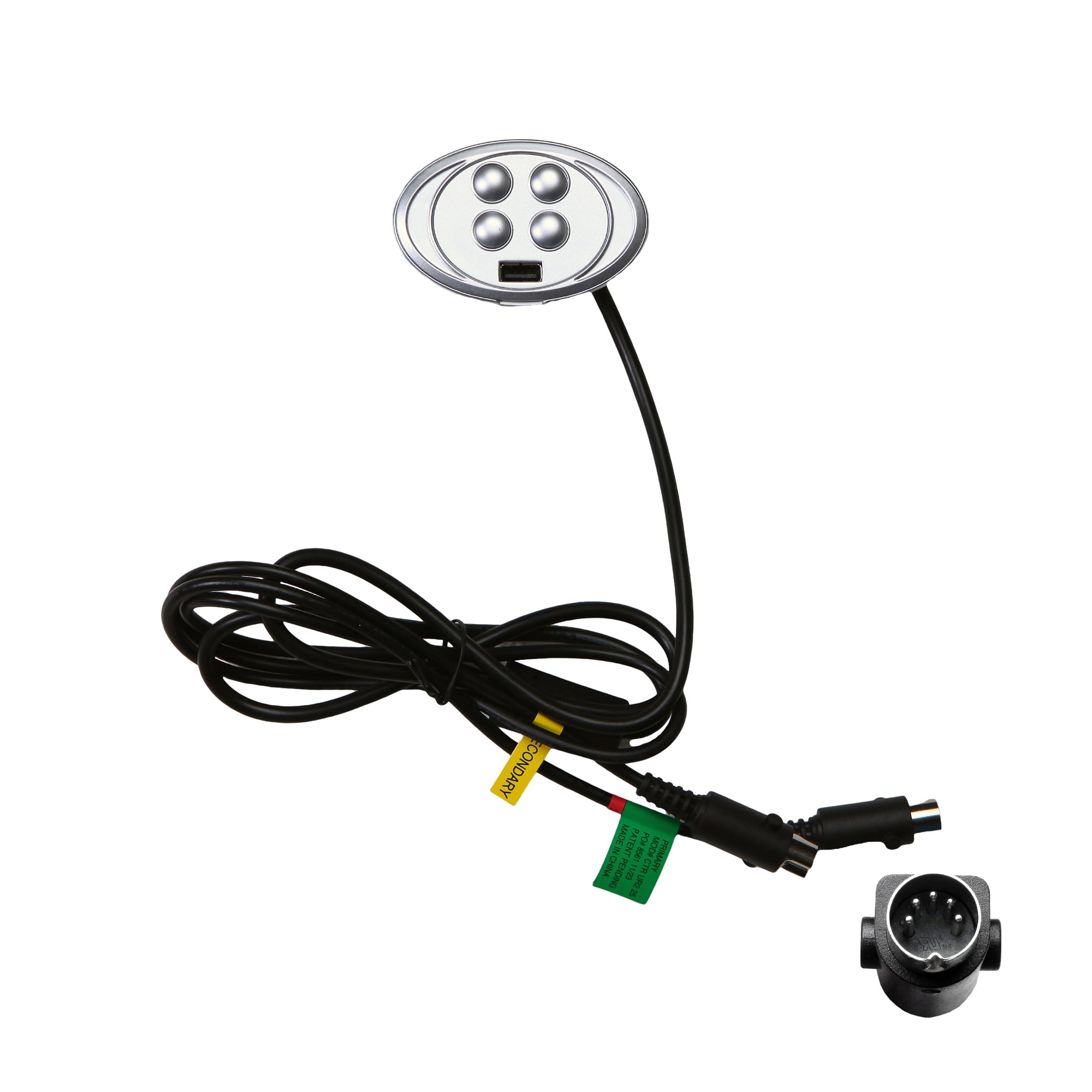 Power Recliner Lift Chair Raffel Systems 4 Button 5 Pin Hand Control Model CTR UR2 25 Replacement with USB