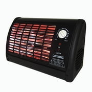 Optimus H-2210 1,320-Watt Portable Fan-Forced Radiant Heater with Thermostat