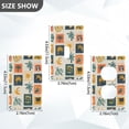 thumbnail image 7 of Yayeee Blank Wall Plate Cover 1-Gang 4.5"x2.7" Home Unused Decorative Outlet, Beige Playful Stamp, 7 of 7