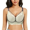 thumbnail image 2 of Comfortable Bras No Underwire Full Support Comfortable Push up Underwear Comfortable Bra Front Closure Bras, 2 of 3