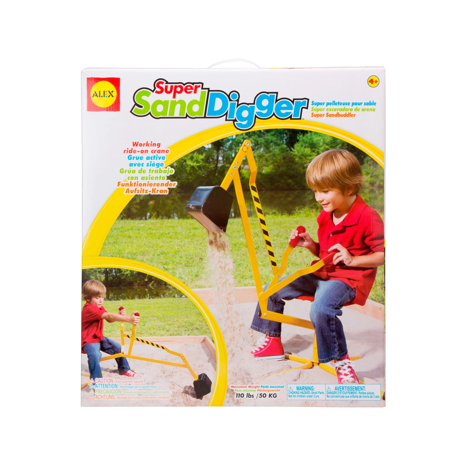 American Plastic Toys Sand and Water Wheel Set Orange /& Blue 02460