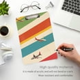 thumbnail image 3 of FORMRS Acrylic Clipboard with Low Profile Clip Standard A4 Letter Size, 12.5" x 9", Colorful Plane, 3 of 8