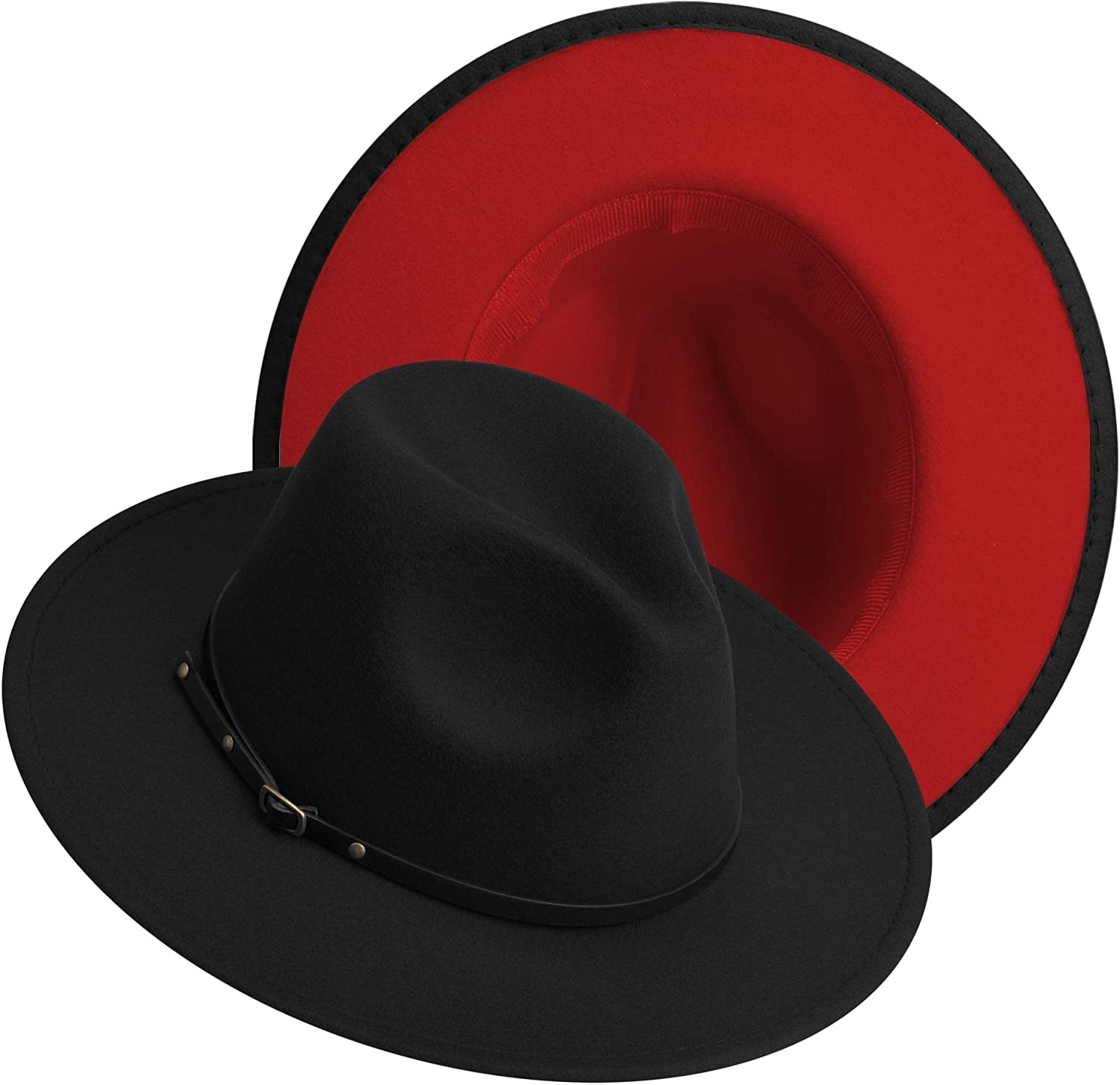 Ouber Women \u0026 Men Fashion Two Tone Wide 
