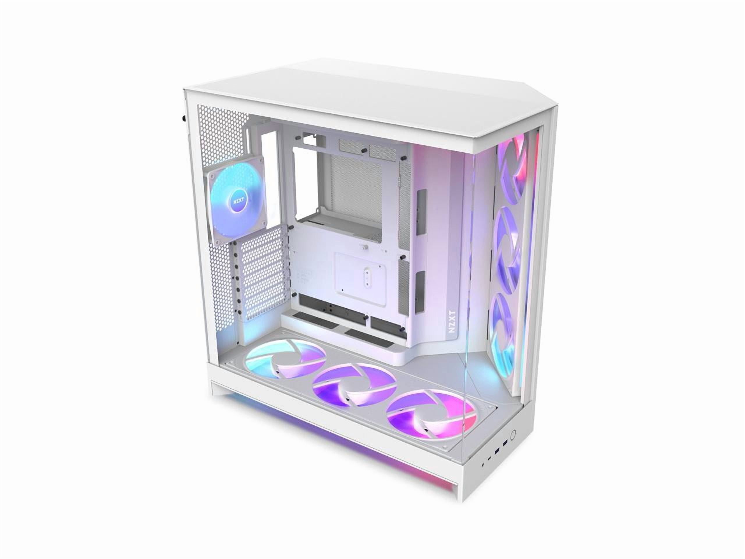 NZXT CCM-H92FW-P1 White SGCC / Tempered Glass Mid-Tower Case (Computer Cases - ATX Form)