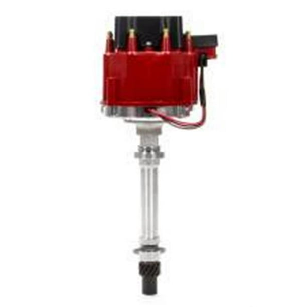 127212RD Racing Distributor Standart with Red Cap without Vacuum Advance for Small Block Chevy